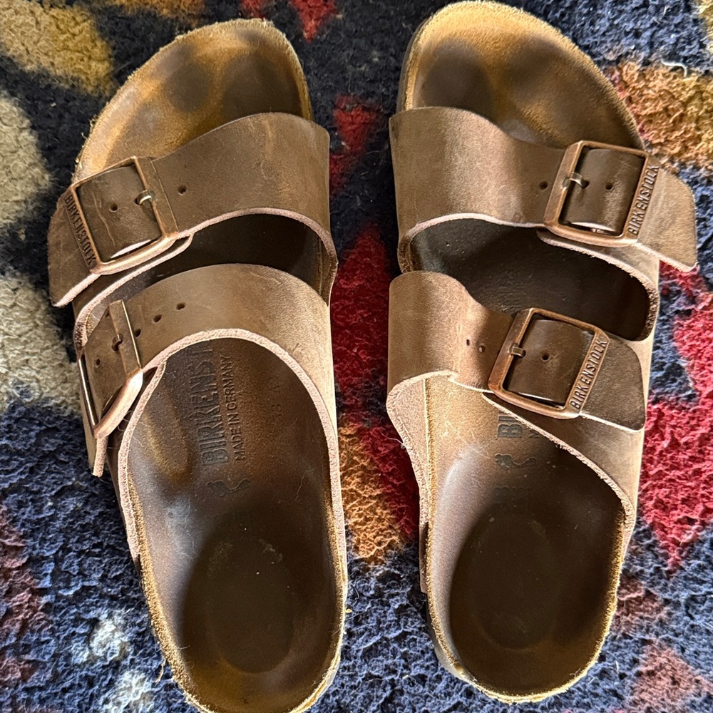 Birkenstock Tan Leather Sandals